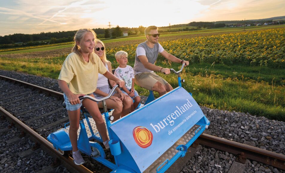 Sonnenland Draisinentour Anradlen